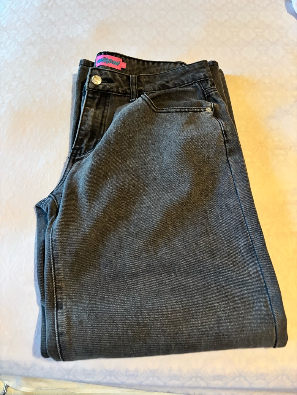 Edikted High-Rise Black/Charcoal Women’s Jeans